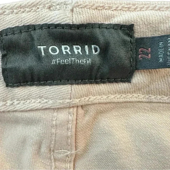 Torrid Womens 5 Inch Vintage Stretch High-rise Shorts Denim Plus Size 22 Pink - Picture 6 of 13